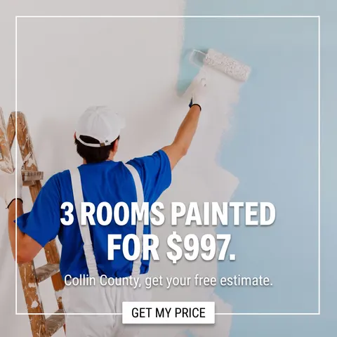 Painting ad: 3 rooms painted for $997